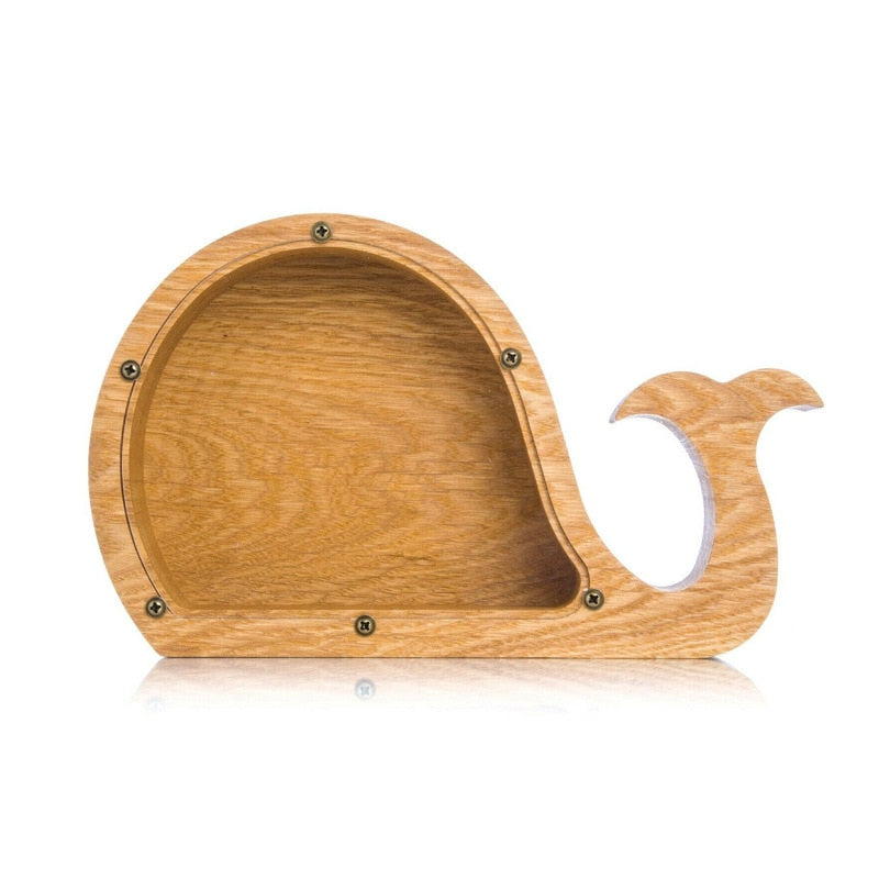 A Kid's Perfect Gift - Personalized Wooden Piggy Bank