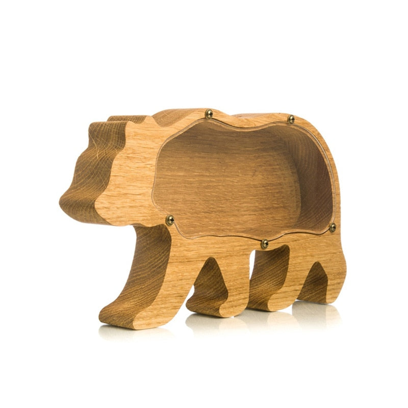 A Kid's Perfect Gift - Personalized Wooden Piggy Bank